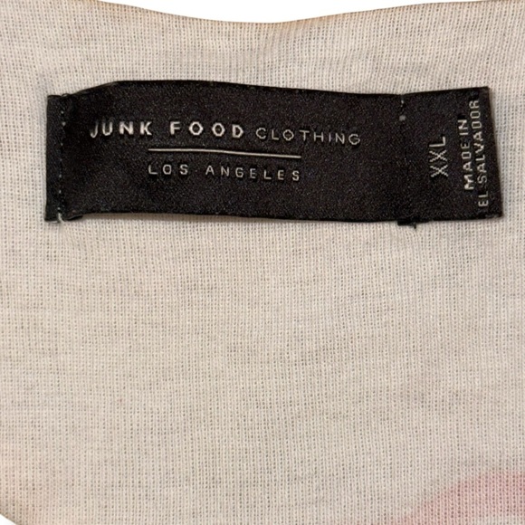 JUNK FOOD CLOTHING KANSAS CITY CHIEFS WOMENS WHITE BINDING TANK TOP XXL - Picture 6 of 11